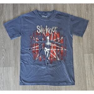 Slipknot Gray Chapter T Shirt Unisex Adult Small Pocket Heather Blue NWOT